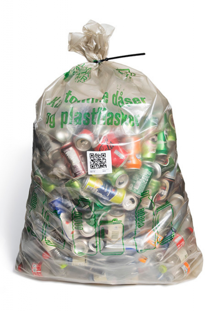 Sæk til plastikflasker og dåser