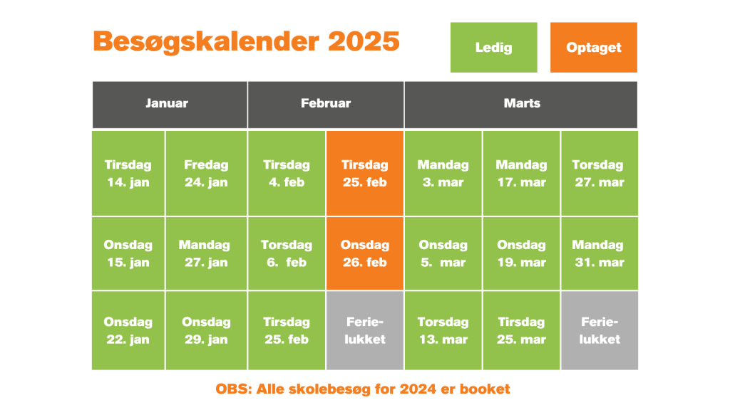 Besøgskalender